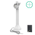 RAM Mounts GDS 14" Key-Locking Pedestal Dock with PoE for Thin-Case Pogo Pads, Grey (RAM-GDS-DOCKLR-D11-14-U3E-GRY)