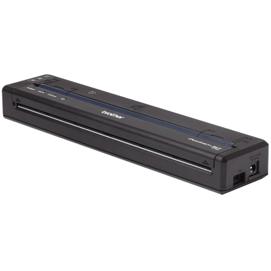 Brother PJ-883 A4 mobile thermal printer – left side view