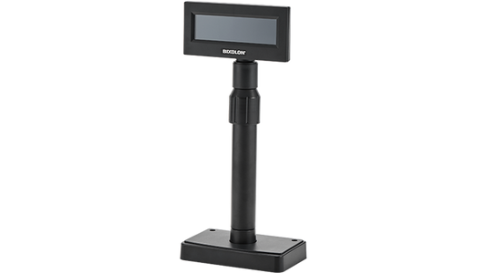 BIXOLON BCD-2000 dark grey pole-mounted 2x20 LCD customer display
