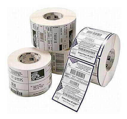 Labels, Zebra, Synthetic, PolyE 3100T Gloss, W: 101.6 mm, H: 76.2 mm, D: 200 mm, C: 76 mm (3011703)