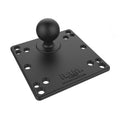 RAM Mounts 100 × 100 mm & 75 × 75 mm VESA Plate with Ball, C-Size, without Spacers (RAM-246-AD1U)