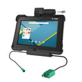 RAM Mounts Zebra XSLATE L10 GDS doko stotelė su maitinimu, 2× USB-A ir rakinama spyna (RAM-HOL-ZE15PD2KLU)