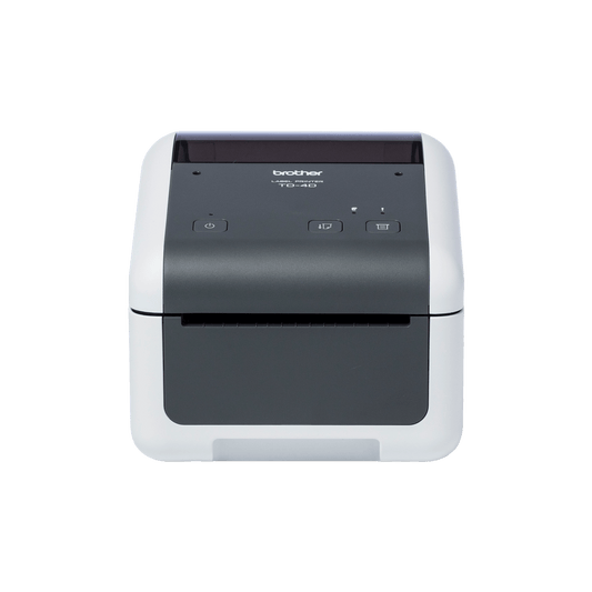 Brother TD-4425DN direct thermal desktop label printer – front view