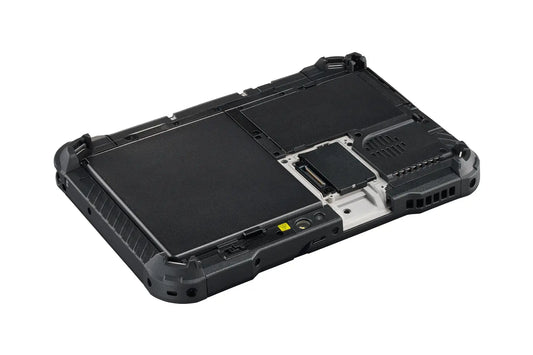 Panasonic TOUGHBOOK G2 mk3 (4G LTE + GPS, EU plug) rear view showing the modular expansion bay