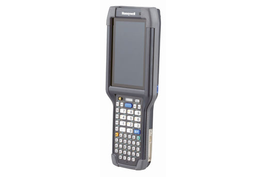 Honeywell CK65 rugged Android mobile computer, 51-key alphanumeric keypad, standard range 2D imager, Wi-Fi only (CK65-L0N-BSC210E) – angled view