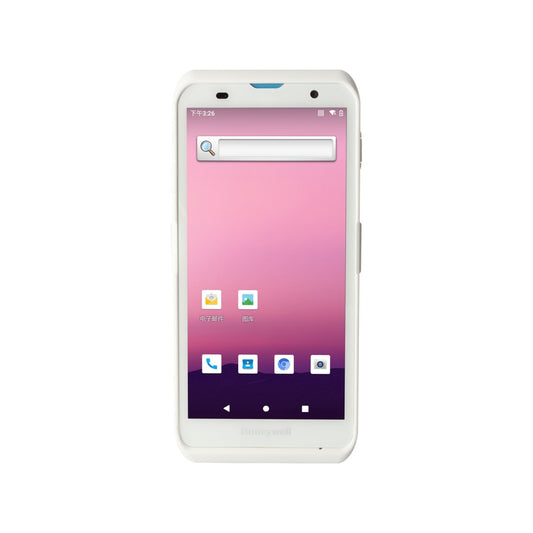 Honeywell ScanPal EDA52-HC healthcare mobile computer, white disinfectant-ready housing, N3601 2D imager (EDA52-0HA731N21RK) – front view