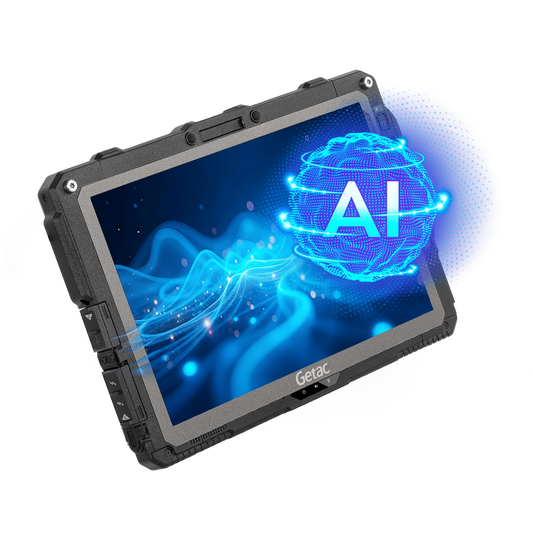 Getac UX10 G5 rugged 10.1-inch tablet (UW1764VIXDXX) – angled view