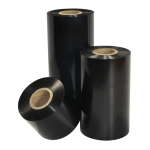 Termotransferinės juostos, Zebra, 2300, vaškas, 64 mm, 74 m, Out, juoda (02300GS06407)