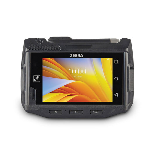 Zebra WT6300 wearable wrist computer, touch-only display (no keypad) (WT63B0-TX0QNERW) – front view