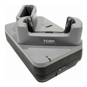 Zebra CRD-TCVTB-1D1BE 1-Slot Device + Spare Battery Ethernet ShareCradle for Zebra TC201 with rugged boot