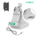 RAM Mounts GDS pakreipiama ir pasukama doko stotelė, PoE + 2× USB-A, Uni-Conn adapteriui, pilka (RAM-GDS-DOCK-D14-U1E-2A-GRY)