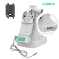 RAM Mounts GDS rakinama pakreipiama ir pasukama doko stotelė, PoE + 2× USB-A, Uni-Conn adapteriui, pilka (RAM-GDS-DOCKLR-D14-U1E-2A-GRY)