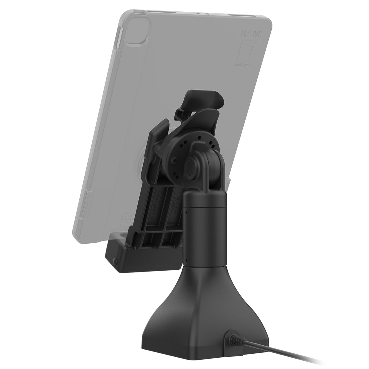 RAM Mounts GDS 7-inch pedestal dock with PoE for IntelliSkin tablets with Uni-Conn adapter – additional view