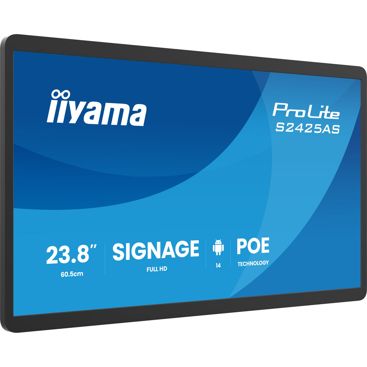 iiyama ProLite S2425AS-B1P 23.8" FHD Digital Signage Display – official product photo 1 (S2425AS-B1P)