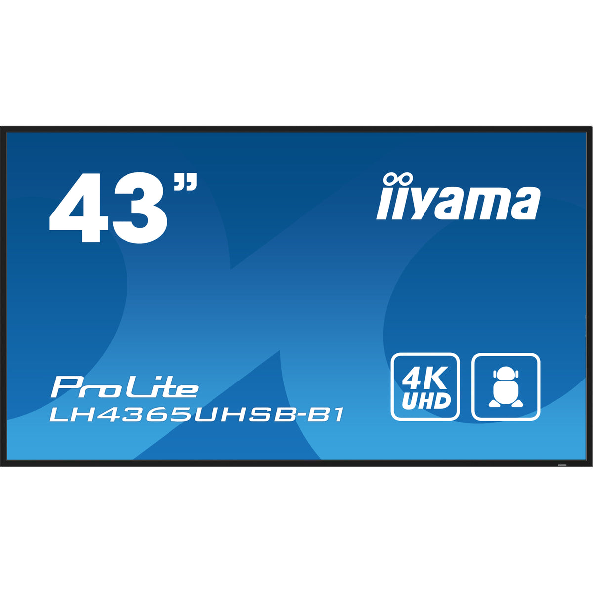 iiyama ProLite LH4365UHSB-B1 43" 4K Digital Signage Display – official product photo 2 (LH4365UHSB-B1)