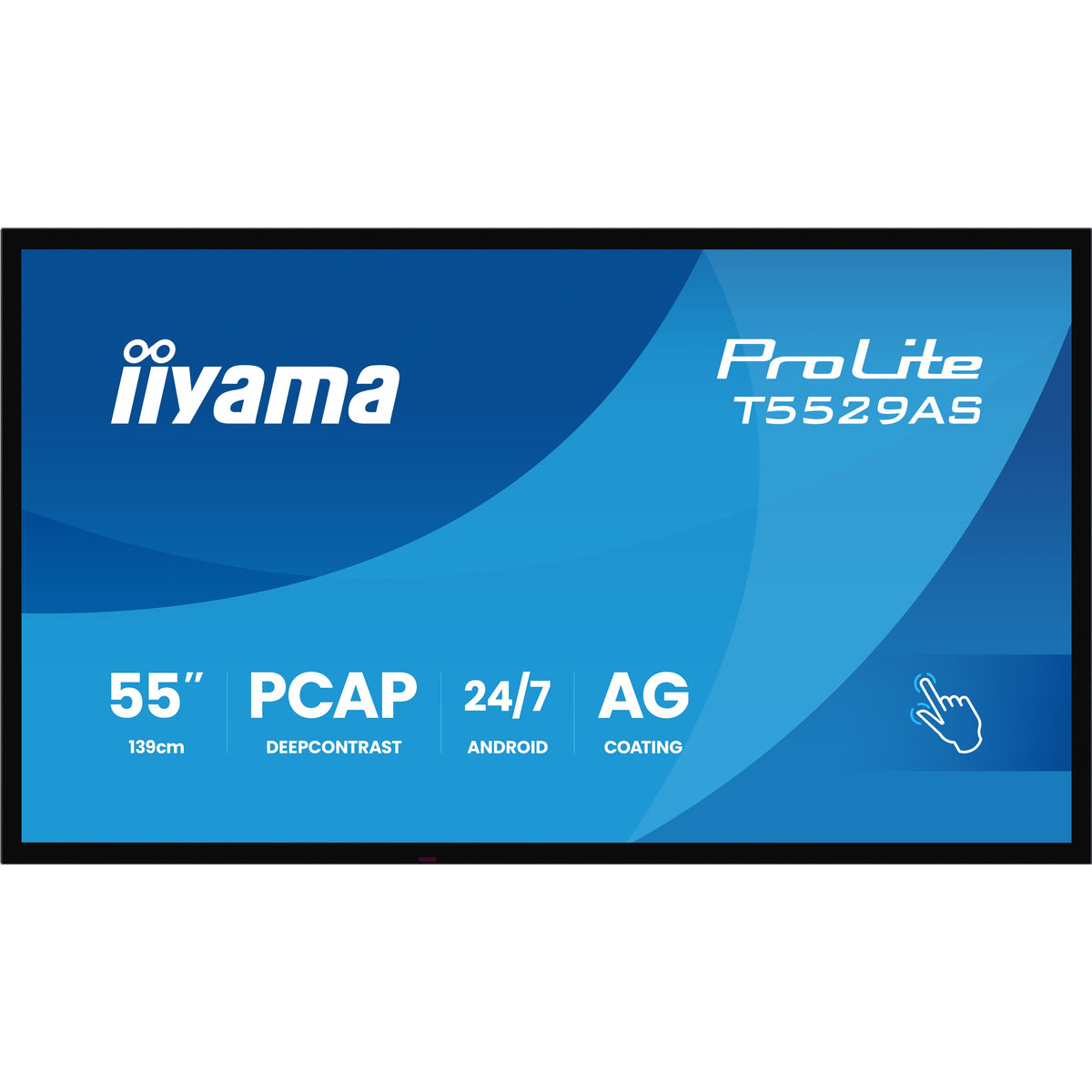 iiyama ProLite T5529AS-B1AG 55" Interactive Touch Display – official product photo 2 (T5529AS-B1AG)