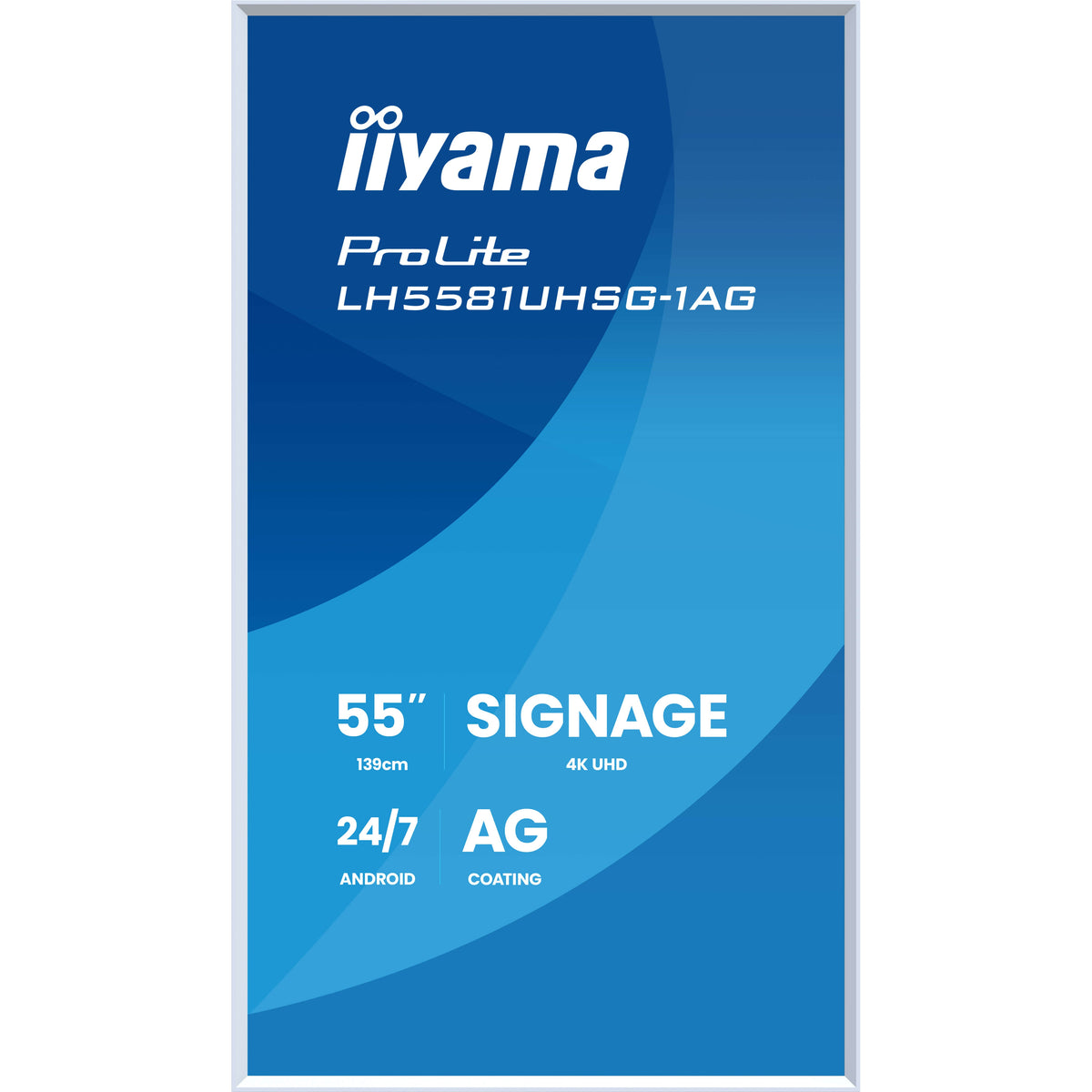 iiyama ProLite LH5581UHSG-1AG 55" 4K Digital Signage Display – official product photo 3 (LH5581UHSG-1AG)