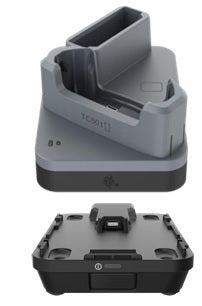 Zebra CRD-TC5A-2SE1B Ethernet USB charging cradle with spare battery slot for TC501