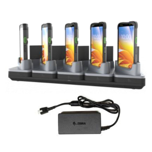 Zebra CRD-TC5A-5SC5D5B-1 5-device and 5-battery charging cradle kit for TC501