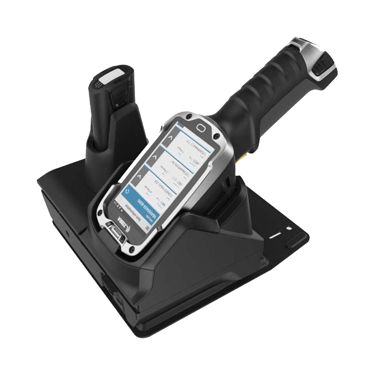 Zebra CRD-TC8X-2SUCHG-01 single-slot USB charging cradle with spare battery slot for TC8000 TC8300