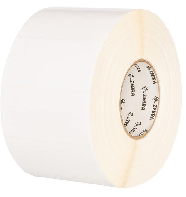 Labels, Zebra, Synthetic, PolyPro 4000D, W: 76.2 mm, H: 25.4 mm, D: 62.74 mm, C: 19 mm (3003355)
