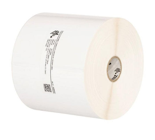 Labels, Zebra, Synthetic, PolyE 3100T Gloss, W: 101.6 mm, H: 50.8 mm, D: 200 mm, C: 76 mm (3011702)