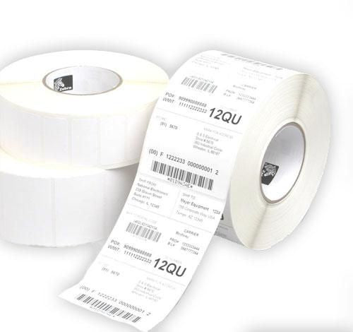 Labels, Zebra, Synthetic, Z-Ultimate 3000T White, W: 101.6 mm, H: 12.7 mm, D: 127 mm, C: 25.4 mm (3007623)