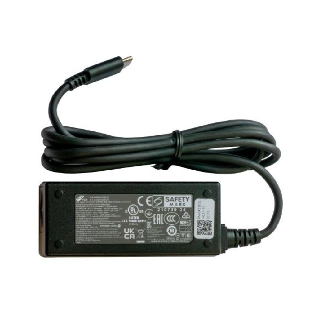 Zebra PWR-BGA15V45W-UC2-WW 45W USB-C power supply for ET80 ET85 rugged tablet