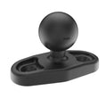 RAM Mounts rutulinis pagrindas su 2 angų išdėstymu 2 3/8" / 60 mm, C dydis (RAM-247U-2NHB)