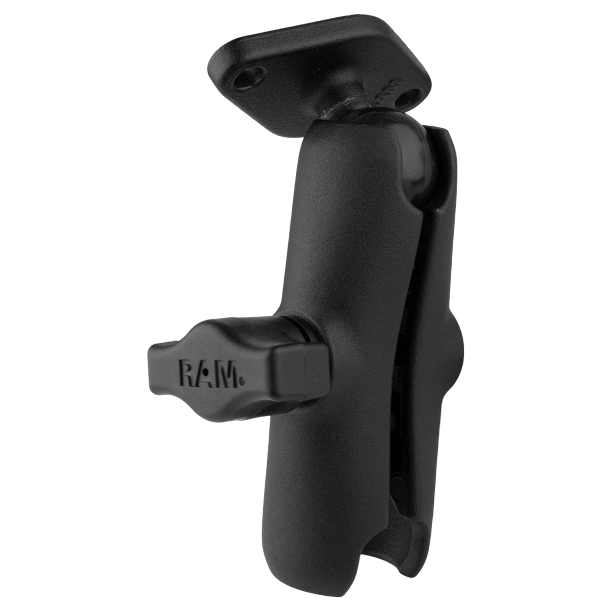 RAM Mounts B-size medium double socket arm with diamond plate (RAM-B-103-238U) – alternative view