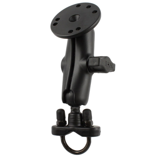 RAM Mounts B-size handlebar U-bolt double ball mount with round AMPS plate (RAM-B-149Z-202U) – product photo