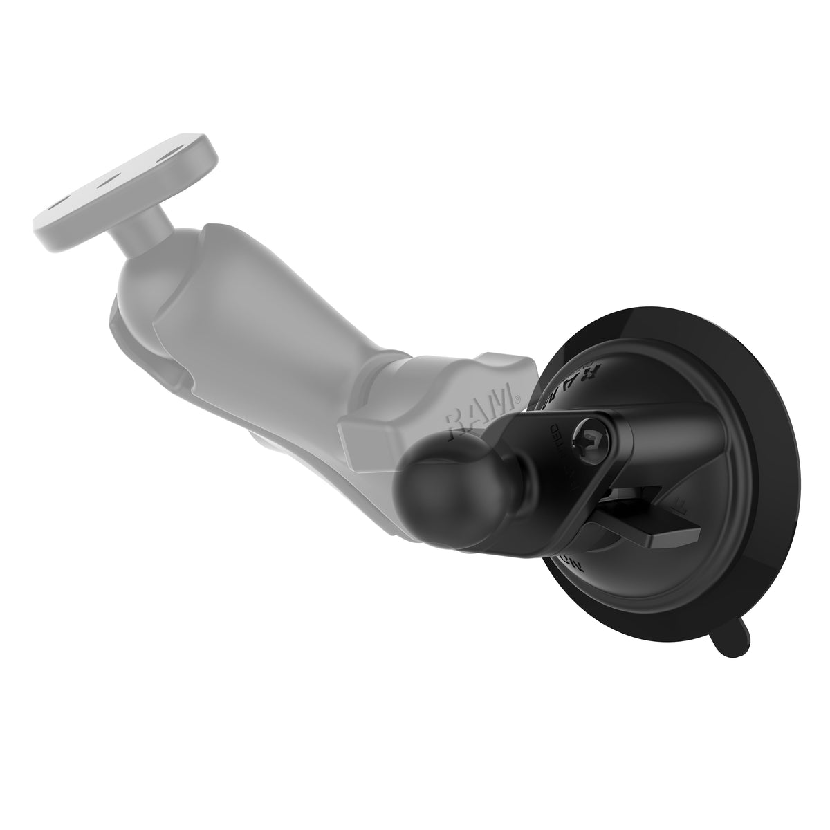 RAM Mounts B-size Twist-Lock suction cup base with diamond ball base (RAM-B-224-1U) – alternative view