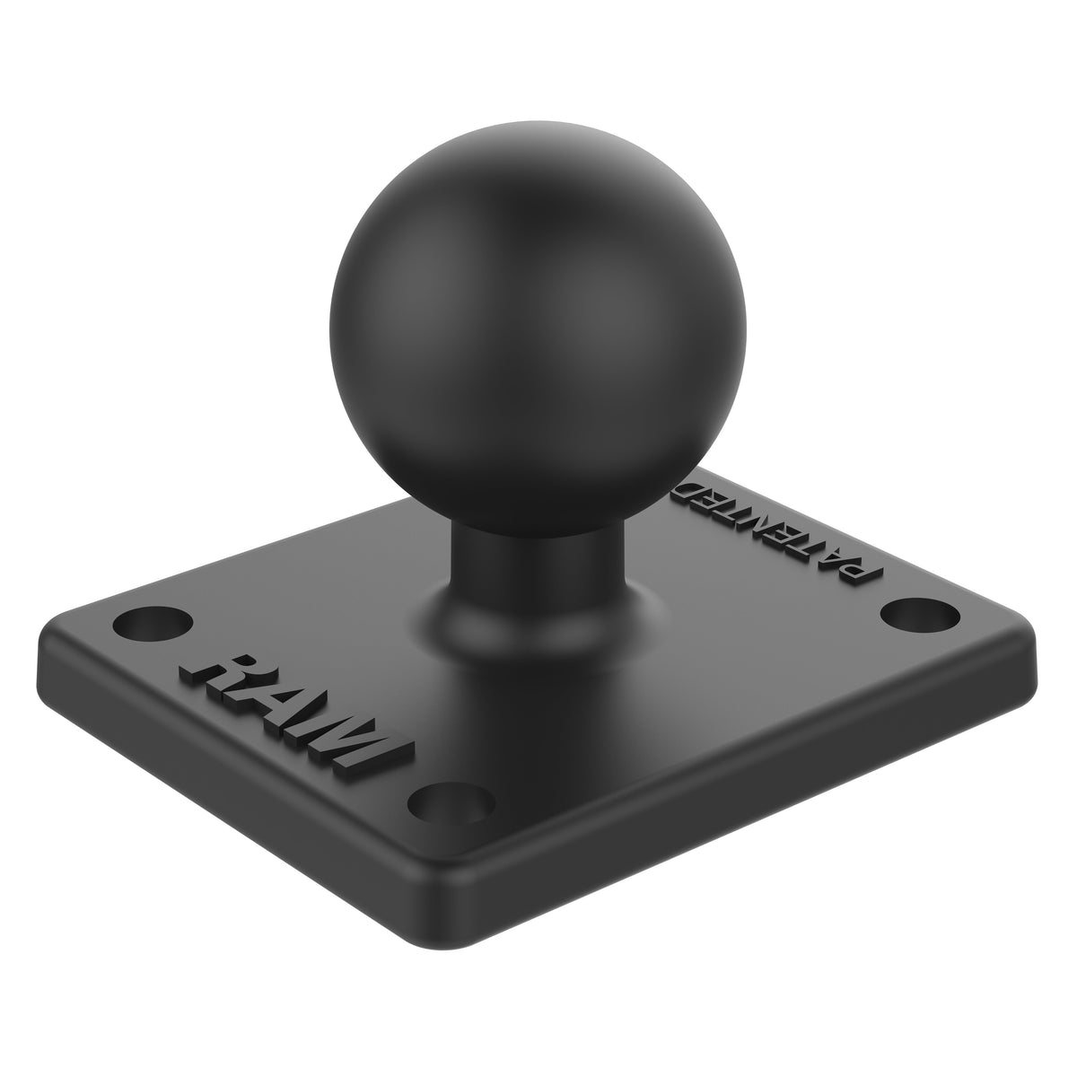 RAM Mounts B-size ball adapter with square 4-hole AMPS plate (RAM-B-347U) – alternative view