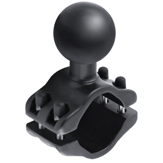 RAM Mounts D-size rail clamp ball base for 2–2.5 inch round rails – product photo