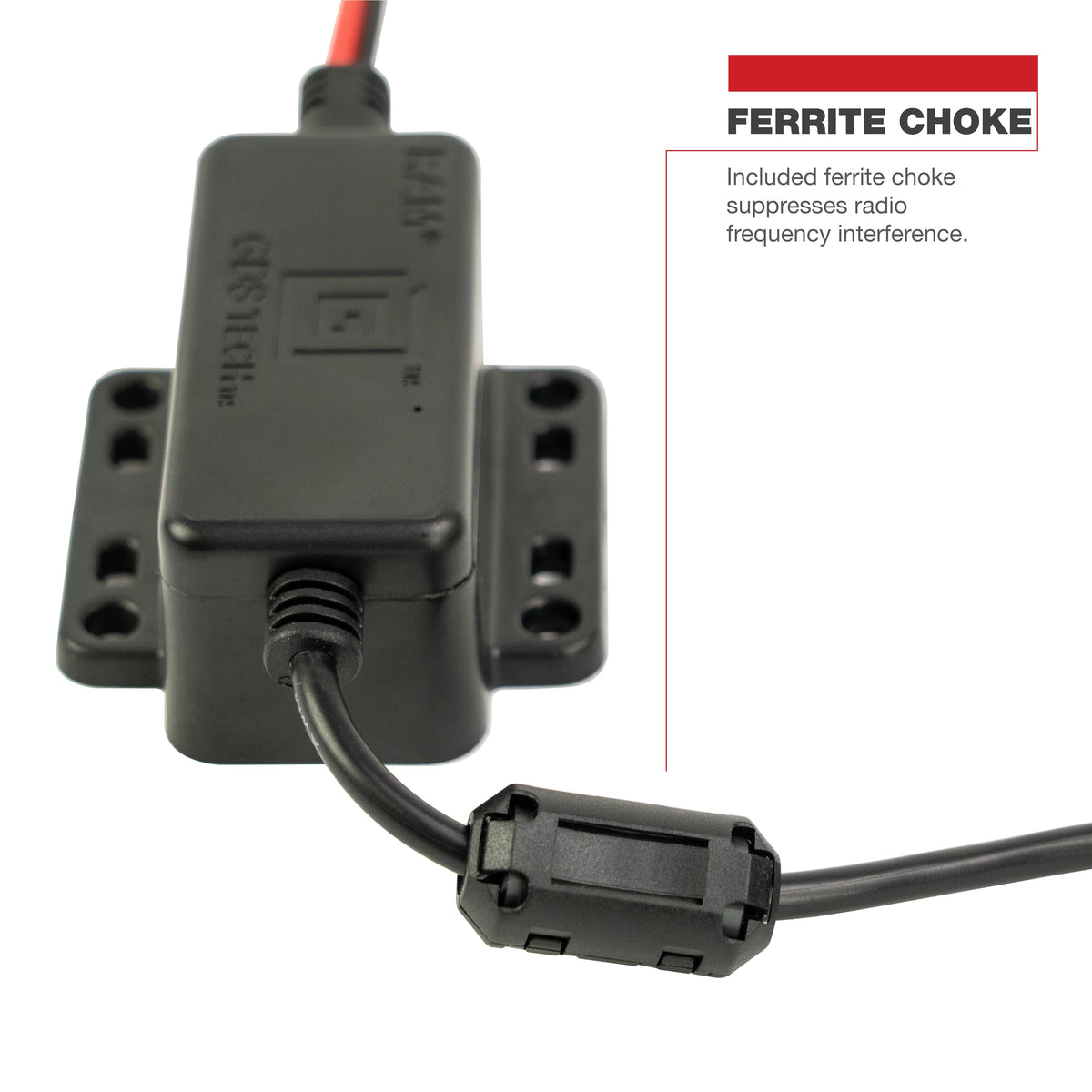 RAM Mounts GDS hardwire charger 10–30 V with male USB-C Power Delivery 25 W – alternative view