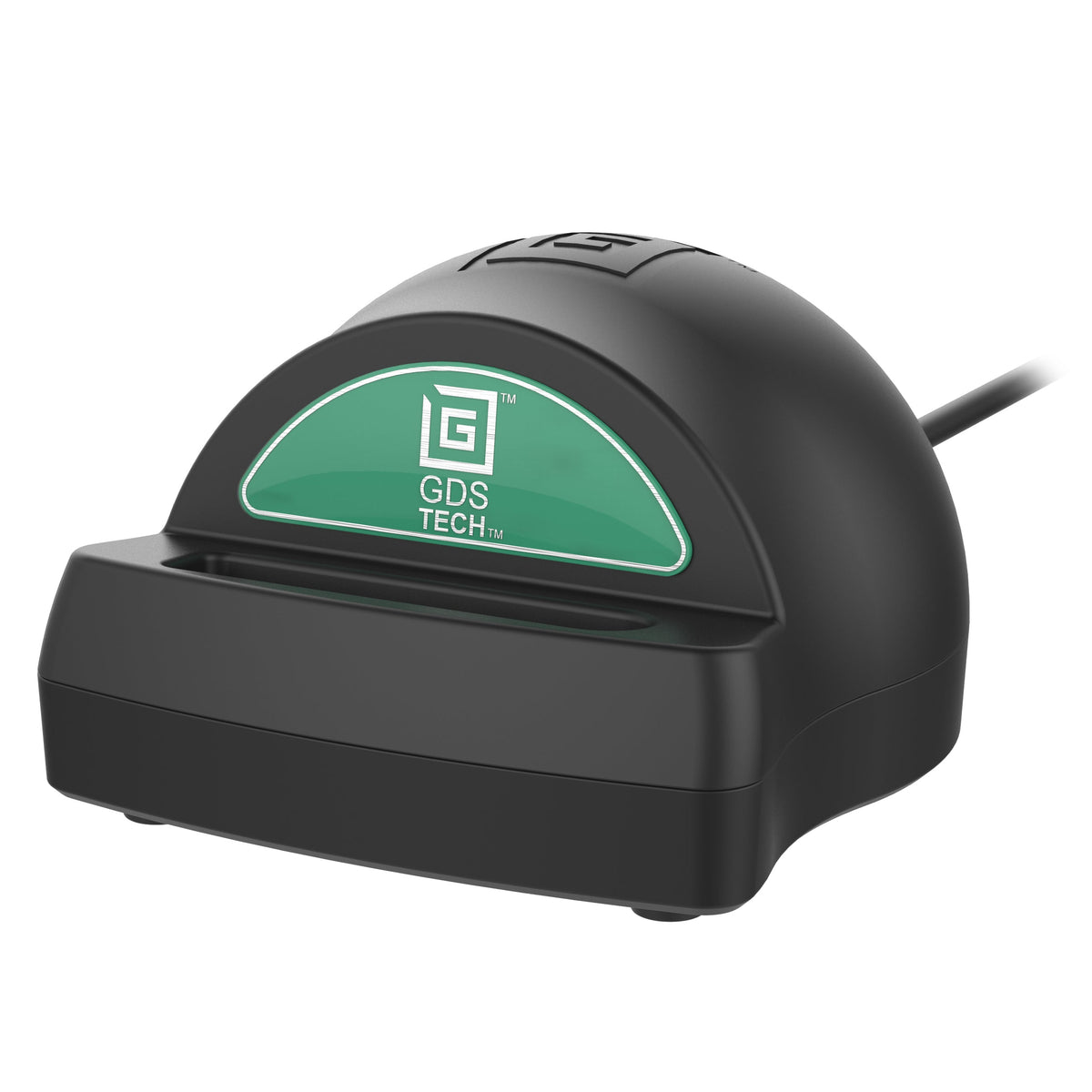 RAM Mounts GDS desktop dock with Power Delivery and USB-A peripheral port for IntelliSkin devices – another angle