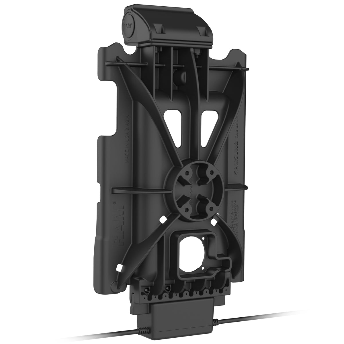 RAM Mounts GDS Tough-Dock + Dual USB-A for Samsung Tab A11+ and A9+ in IntelliSkin – further view