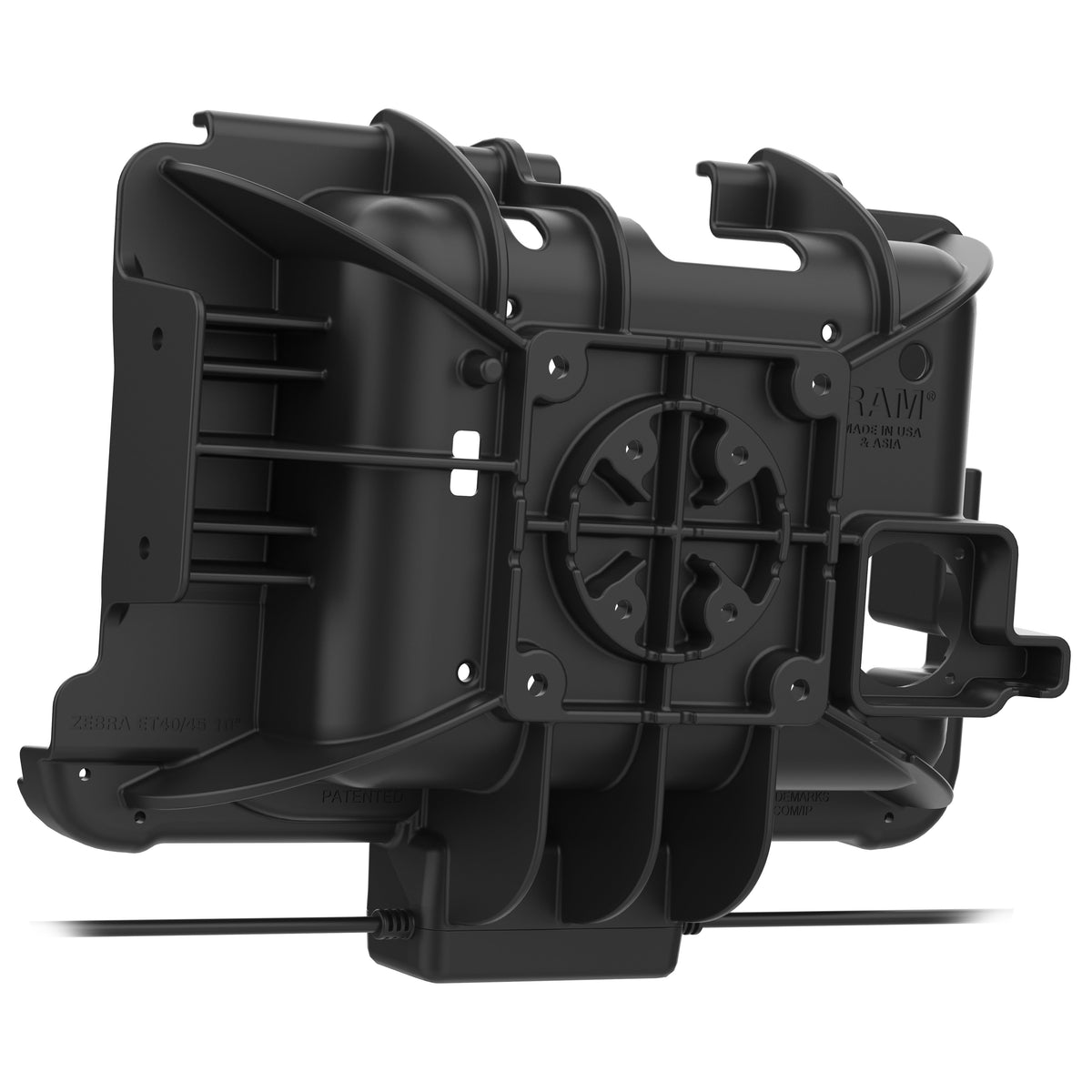 RAM Mounts GDS power + dual USB dock for Zebra ET40, ET45 and ET401 10-inch tablets in IntelliSkin – additional photo