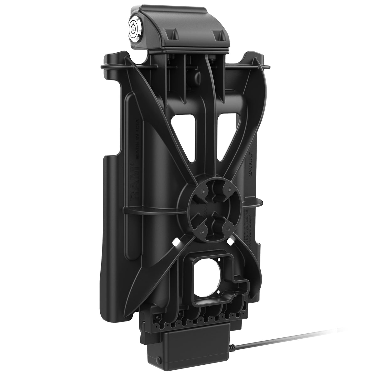 RAM Mounts Locking GDS Tough-Dock for Samsung Tab S7/S9/S9 FE/S10 FE/S10 Lite – detail view