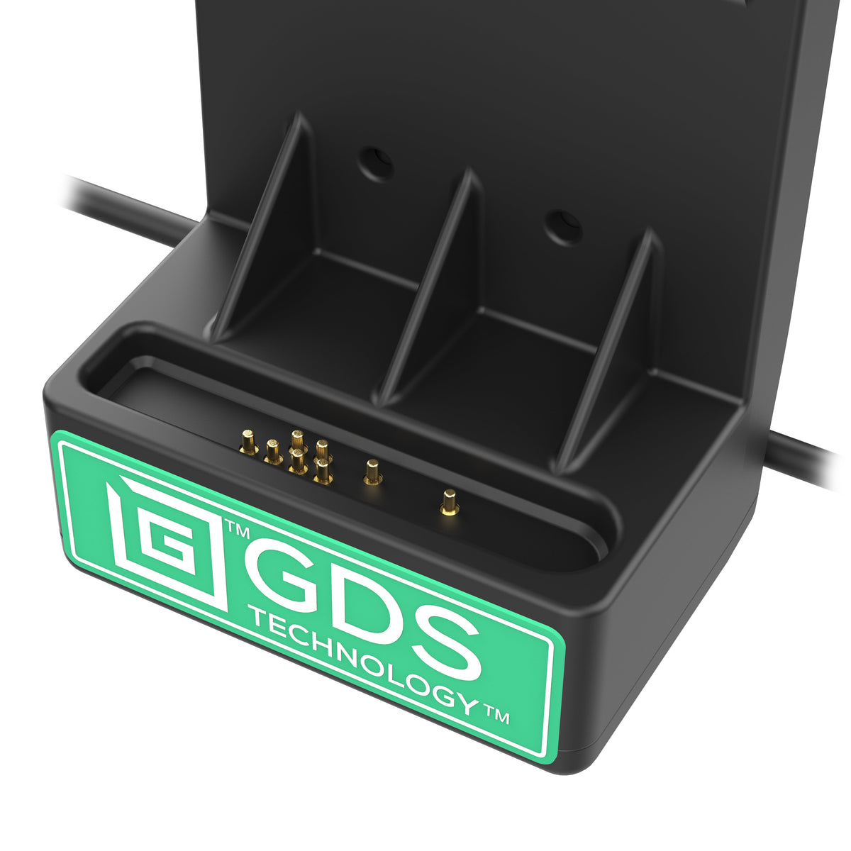 RAM Mounts GDS key-locking powered dock with USB-A for Zebra EC50 and EC55 in IntelliSkin – view 4