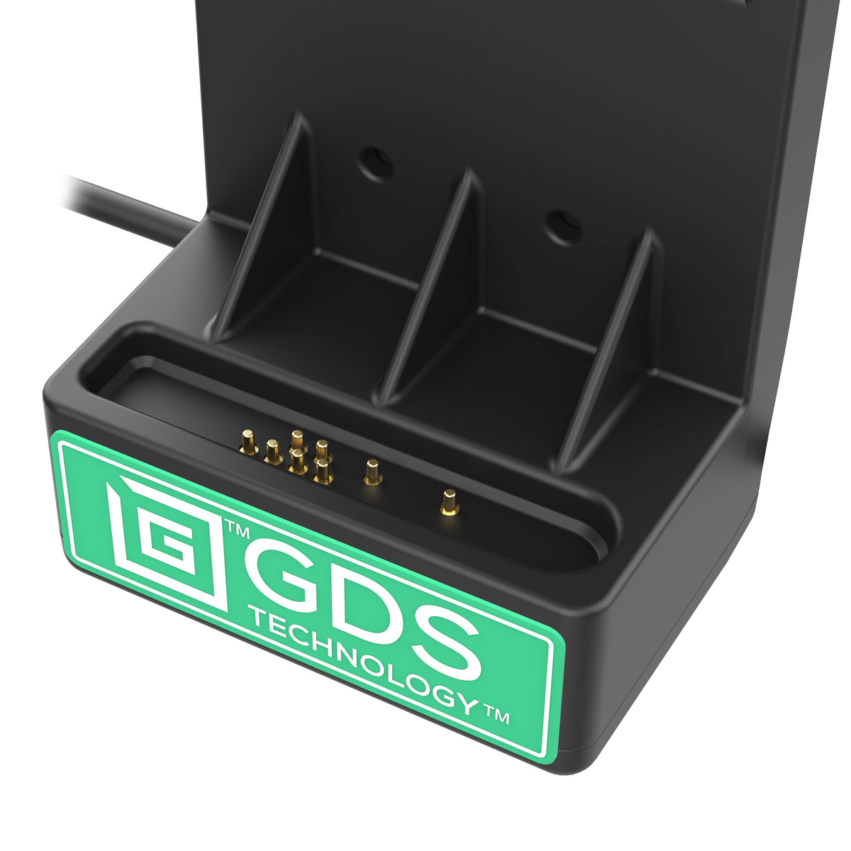 RAM Mounts GDS key-locking powered dock for Zebra TC73 and TC78 in IntelliSkin – additional view
