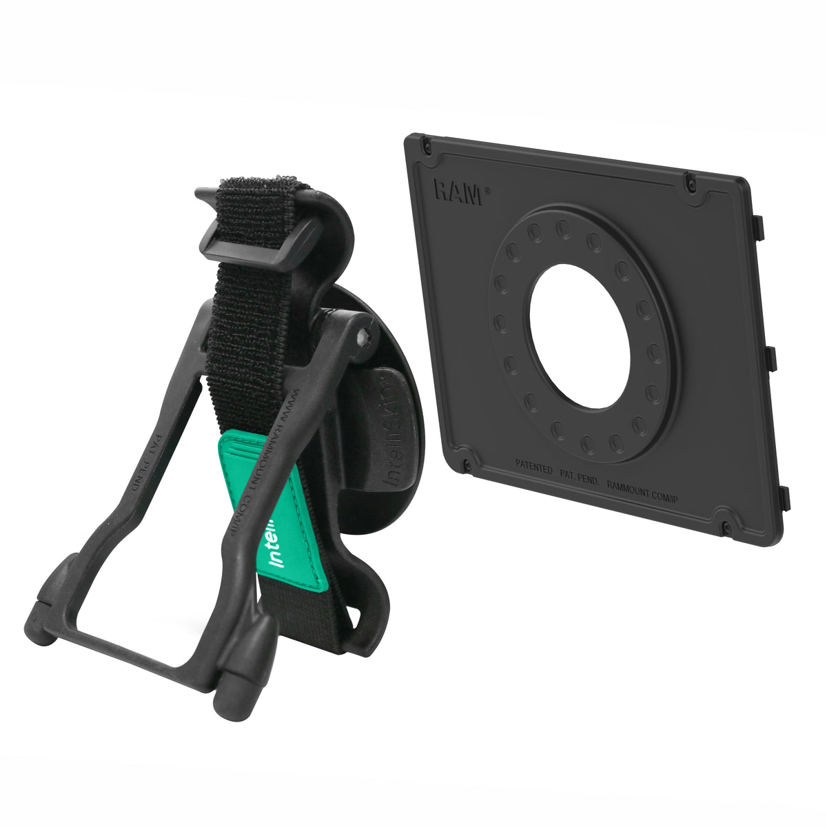 RAM Mounts GDS Hand-Stand hand strap and kickstand for Zebra ET4x and ET401 10-inch tablets – alternative view
