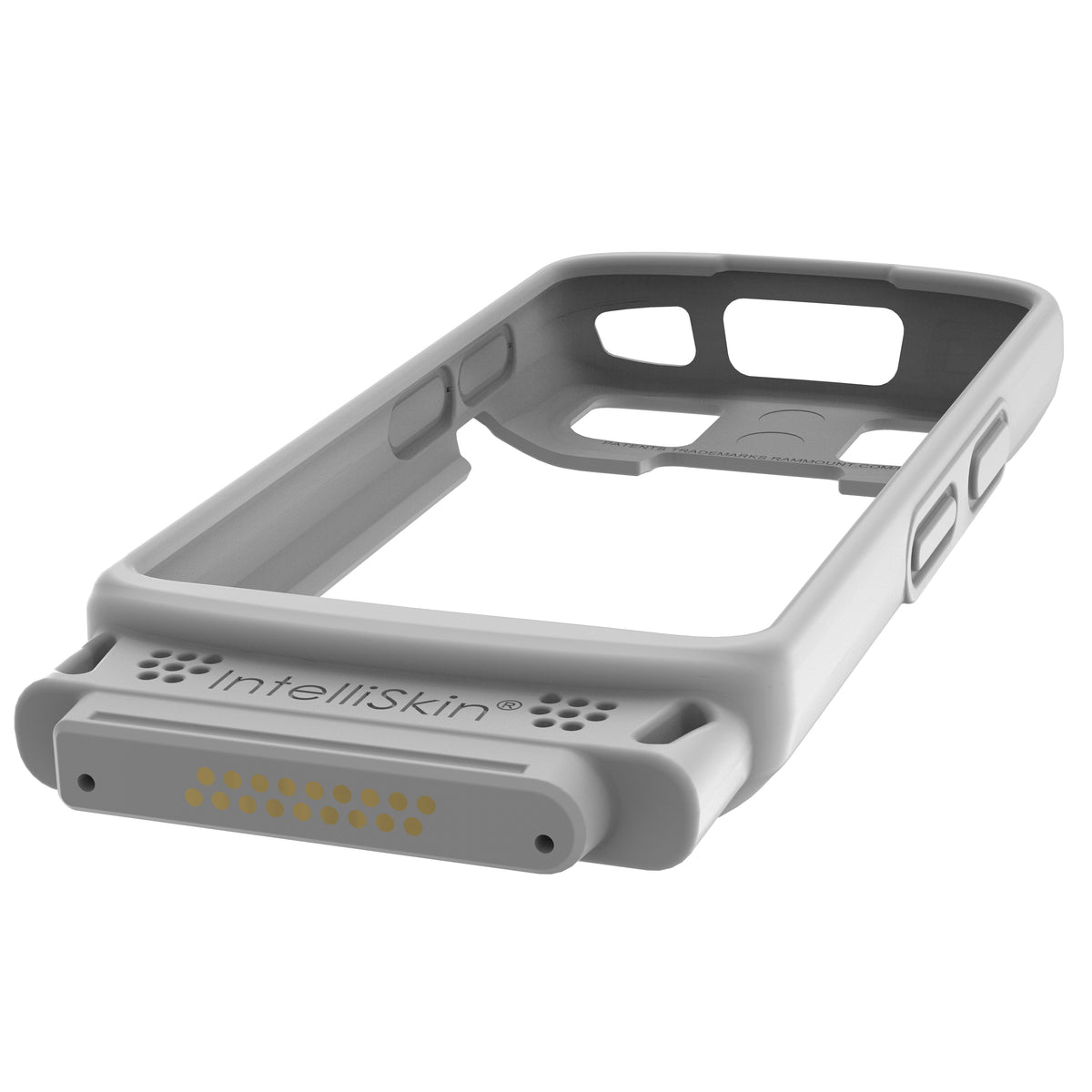 RAM Mounts IntelliSkin protective sleeve in grey for Zebra TC53 and TC58 – another angle