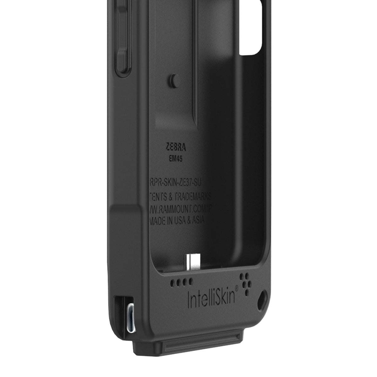 RAM Mounts IntelliSkin protective sleeve with USB-C port for Zebra EM45, no belt clip – further product photo