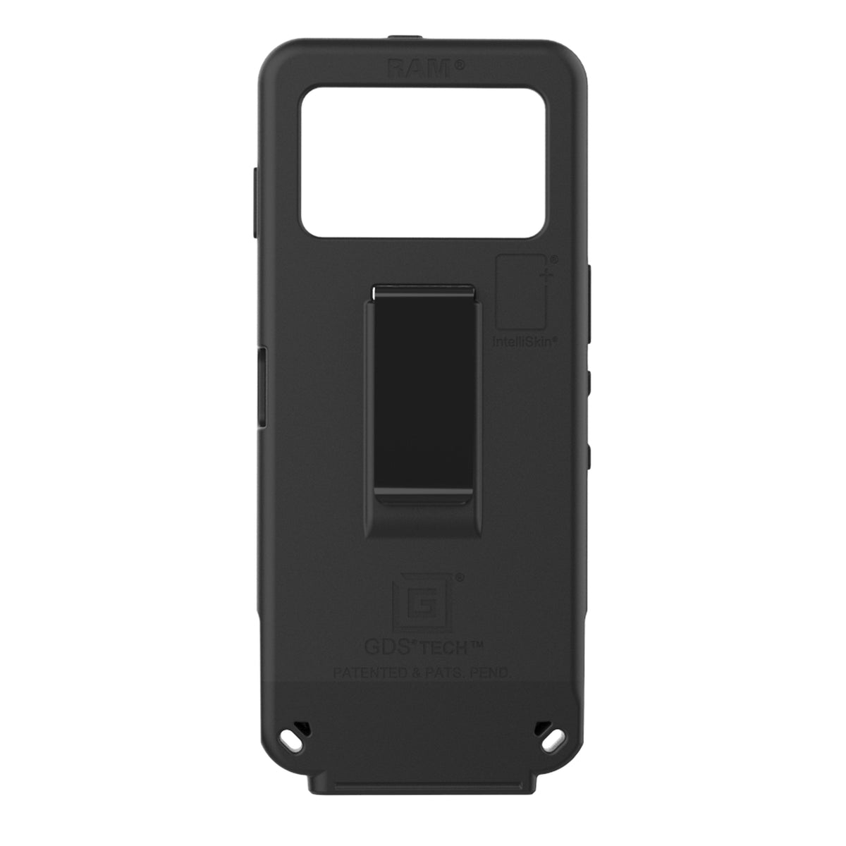RAM Mounts IntelliSkin protective sleeve with belt clip for Zebra EM45 – another angle