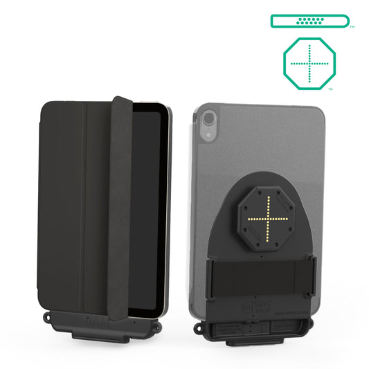 RAM Mounts GDS Tab-Conn adapter for folio-style cases with D-Shape & rear pogo pads – main product photo