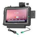 RAM Mounts Key-Locking Power + Data Dock with USB-A for Getac ZX10 (RAM-HOL-GE4PDKLU)