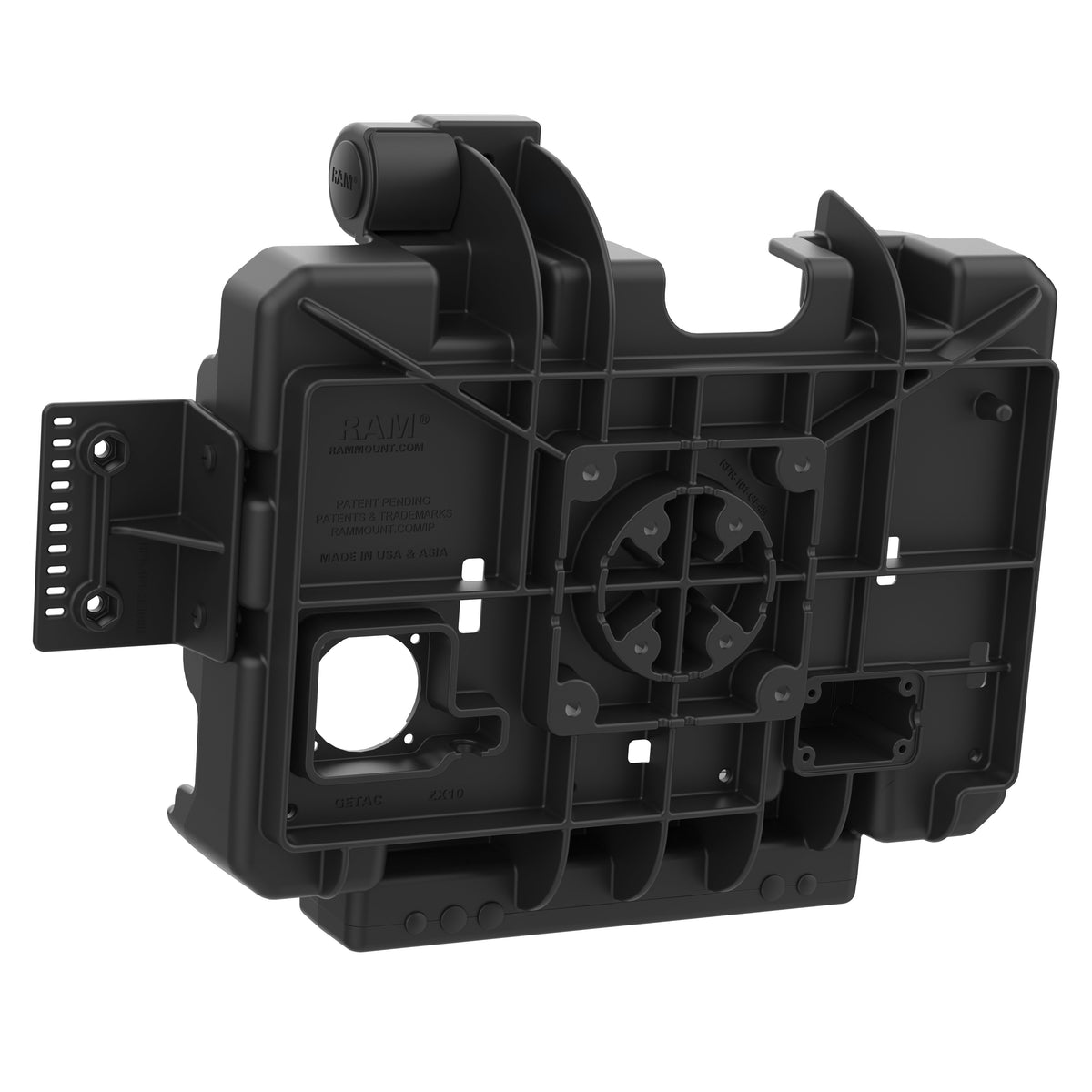 RAM Mounts Form-Fit holder for Getac ZX10 rugged tablet – further view