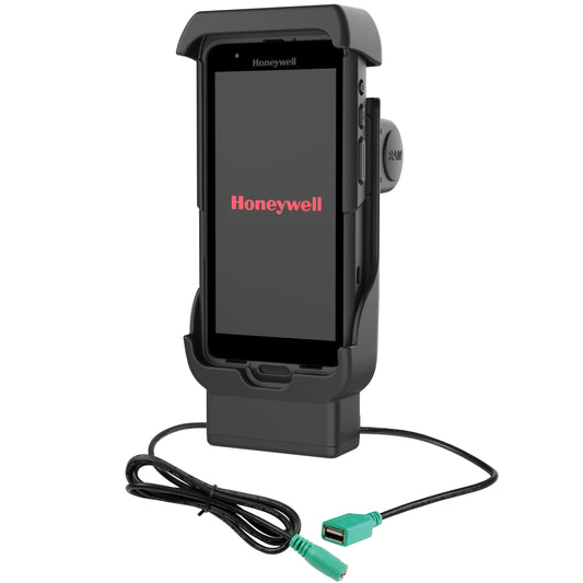 RAM Mounts powered dock + USB-a for Honeywell CT40, CT45 and CT47 – product photo