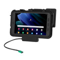 RAM Mounts EZ-Roll'r USB-C Powered Dock for Samsung Tab Active3 in OtterBox uniVERSE Case (RAM-HOL-SAM60CP-OT1U)